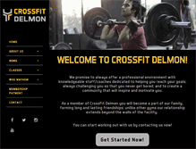 Tablet Screenshot of crossfitdelmon.com